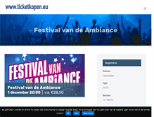 Tablet Screenshot of festivalvandeambiance.be